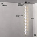 Axyaa Modern Long Line Chandelier Pendant Light for Bedroom