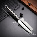 Axyaa Stainless Steel Cabbage Paring Knife with Wooden Handle, Multifunctional Potato Peeler