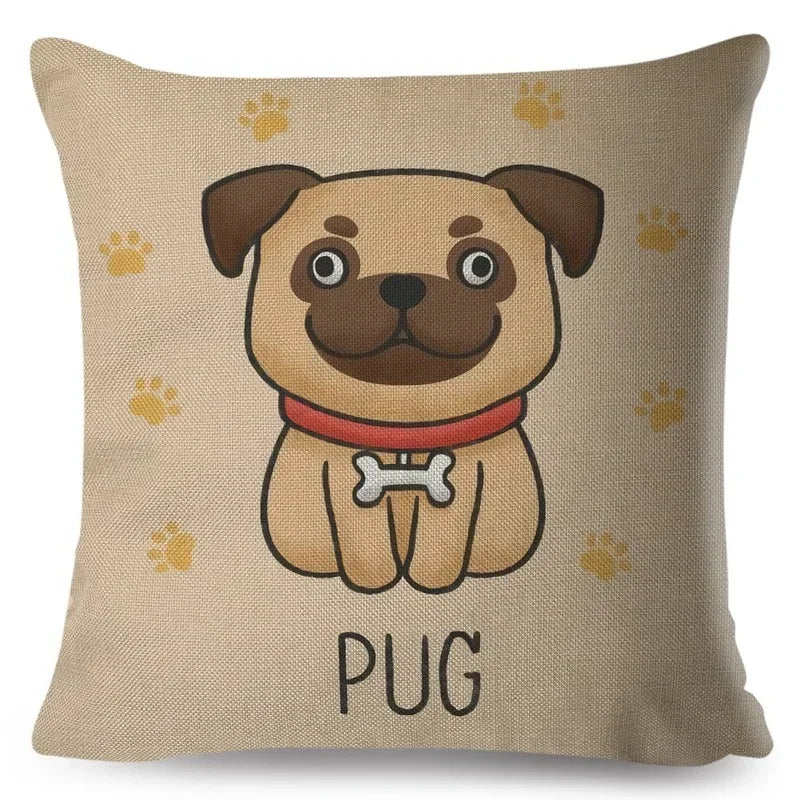 Axyaa Cartoon Cat Cushion Cover 45x45cm