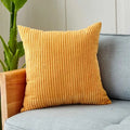 Axyaa Corduroy Striped Cushion Covers for Home Decor - 30x50cm