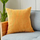 Axyaa Corduroy Striped Cushion Covers for Home Decor - 30x50cm