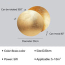 Axyaa Eclipse LED Wall Light for Home Decor & Lighting