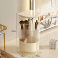 Axyaa Makeup Organizer Box: Dustproof Cosmetic Storage for Brushes, Lipsticks, and Eyeshadow