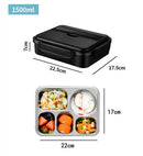 Axyaa 1500ML Stainless Steel Thermal Lunch Box Soup Bowl Leak-Proof Bento Box