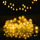 Axyaa Furry Snowball String Lights for Wedding Party Decoration