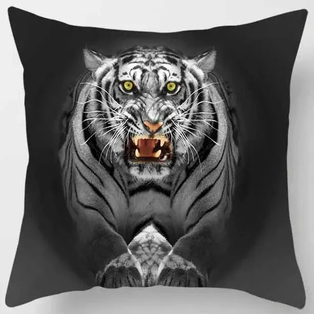 Axyaa African Lion Digital Print Pillowcase Decorative Cover