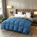 Axyaa 3D Down Quilt - Luxury Goose Down Comforter with Soft Cotton Fabric