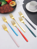 Axyaa 4-Piece Portable Travel Cutlery Set with Box