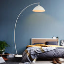 Axyaa Minimalist LED Arc Floor Lamp for Modern Living Room & Bedroom Lighting