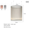 Axyaa Tassel Pendant Light: Modern Staircase Living Room Dining Room Lamp