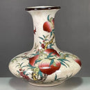 Axyaa Handmade Porcelain Painted Japanese Dowager Ceramic Storage Vase - Collectible Office Desk Decor