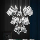 Axyaa Nordic Stair Chandelier Living Room Dining Pendant Ceiling Light