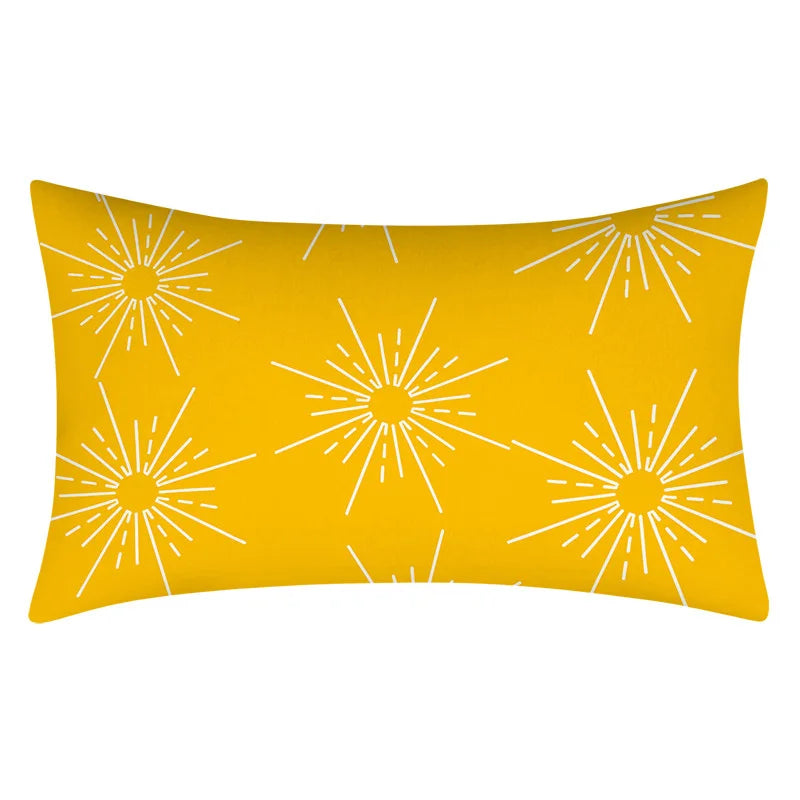 Axyaa Geometric Cushion Cover 30x50 Polyester Pillowcase for Home Decor