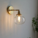 Axyaa Glass Wall Sconce Light for Bedroom and Bathroom