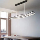 Nordic Modern Axyaa Chandelier Geometric Minimalist Table Light Bar Dining Room Lamp