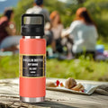 Axyaa Stainless Steel Thermal Water Bottle - Outdoor Portable Hot Cold Thermos