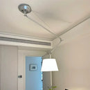 Axyaa Nordic Swing Arm Chandelier, Retractable LED Ceiling Lamp for Home Decoration