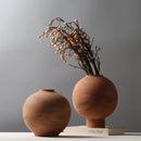 Axyaa Ceramic Vases and Stylish Flower Arrangement Decor - Modern Minimalist Creative Items