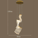 Axyaa Nordic Dining Room Chandelier Ceiling Light Stair Interior Lighting