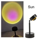 Axyaa Sunset Rainbow Projection Lamp Night Light for Atmosphere Mood in Bedroom