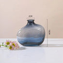 Axyaa Zen Glass Vase Geometric Single Flower Holder for Home Decor