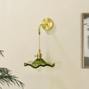 Axyaa Glass Wall Sconce Light Fixtures with E27 LED Lamp