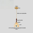 Axyaa Vintage Brass LED Pendant Lamp | Japan Style Hanging Lights | Ceramic Finish
