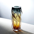 Axyaa Gradient Glazed Vase - Modern Entrance Decor with Artistic Luxury Touch