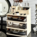 Axyaa Makeup Storage Box with Transparent Drawers for Cosmetics Organization
