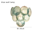Axyaa Colorful Glass Chandelier for Home and Hotel Lighting.