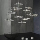 Axyaa Manta Glass Pendant Lamp: Stylish Lighting for Home & Hospitality Settings