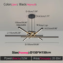 Axyaa LED Ceiling Lamp Energy Saving Light Creative Strip Lights