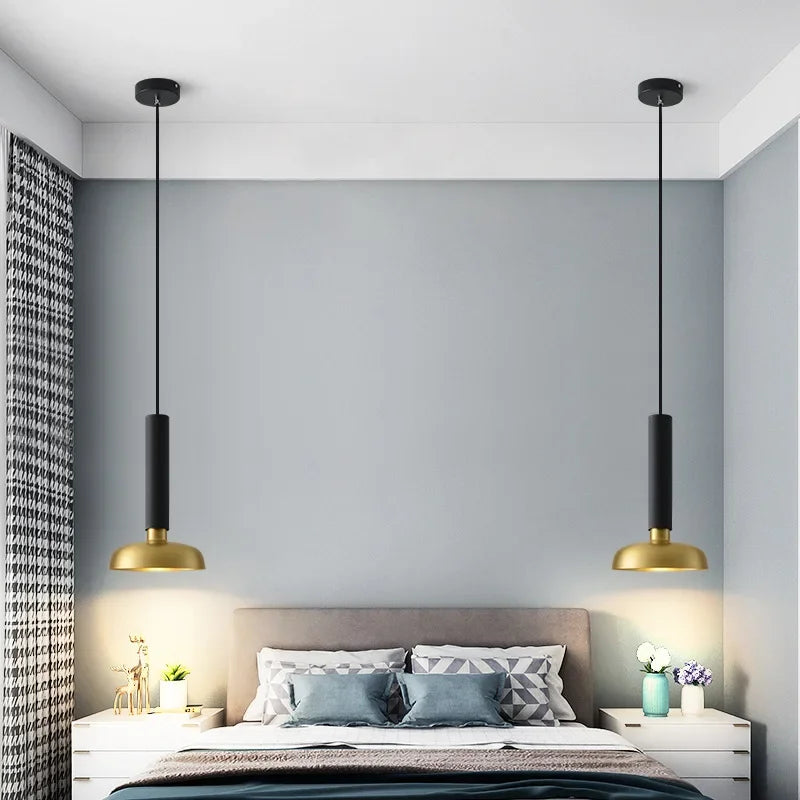 Axyaa Nordic Pendant Lights LED 7W Chandelier Modern Indoor Lighting