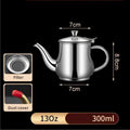 Axyaa Stainless Steel Oil Pot Flask for Kitchen Oil Storage and Dispensing