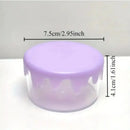 Axyaa Wavy Edge Round Storage Box Set - Multi-color DIY Plastic Organizer