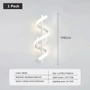Axyaa Spiral Line LED Wall Lamp for Home Decoration and Lighting Fixtures