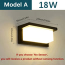 Axyaa LED Wall Light Motion Sensor Outdoor Waterproof Modern Home Garden Fixture