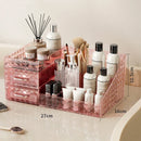 Large Capacity Cosmetic Drawer Organizer by Axyaa - Multi-functional Makeup & Lipstick Holder