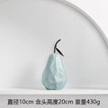 Axyaa Apple Pear Decoration: Simple Ceramic Fruit for Home & Office Décor