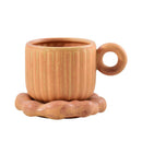 Axyaa Ceramic Coffee Mug & Snack Dish Set for Home Office Tea Drinking