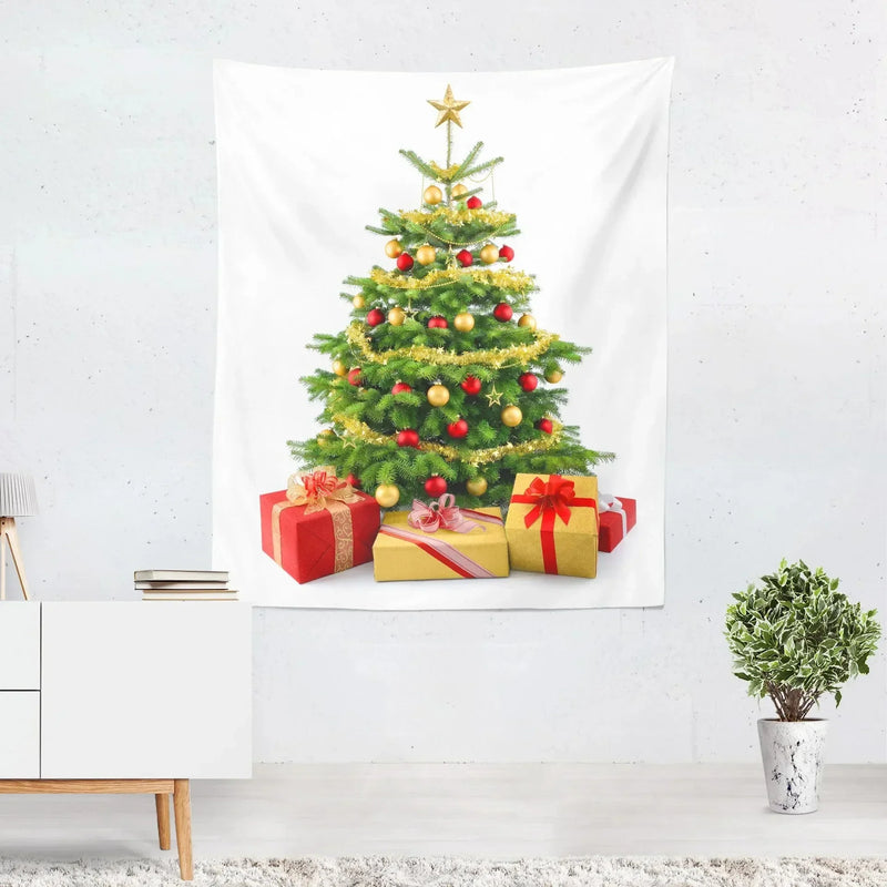 Axyaa Christmas Tree Tapestry for Living Room Wall Decor
