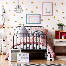 Axyaa Irregular Dots Wall Decal Vinyl Sticker Set for Kids Baby Girl Bedroom