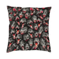 Axyaa Dinosaur Fossil Cushion Cover | Skeleton Throw Pillowcase for Sofa Car Home Decor