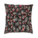 Axyaa Dinosaur Fossil Cushion Cover | Skeleton Throw Pillowcase for Sofa Car Home Decor