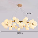 Axyaa LED Pendant Chandeliers for Modern Home Decor Lighting