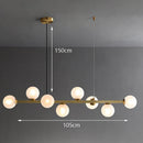 Axyaa LED Pendant Light Chandeliers for Modern Living & Dining Room Lighting
