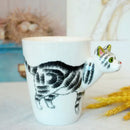 Axyaa Animal Ceramic Coffee Cup Set