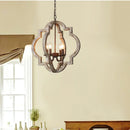 Axyaa Solid Wood Chandelier - Elegant Pendant Light for Home Improvement