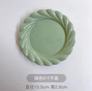 Axyaa Ceramic Breakfast and Dessert Plates - High-Quality Household Dishes