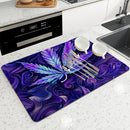 Axyaa 3D Coffee Mat: Quick Dry Kitchen Drying Mat & Bathroom Drain Pad